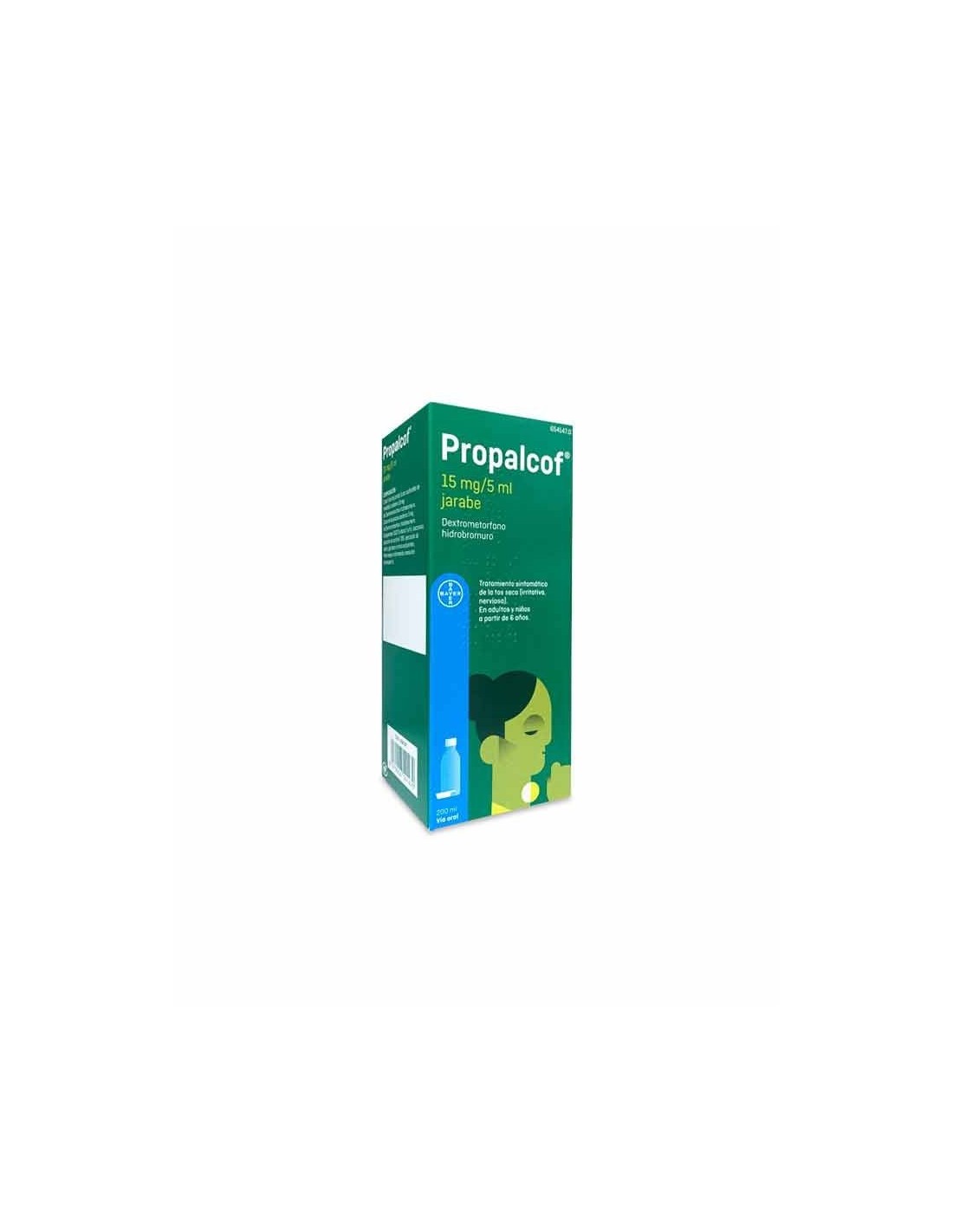 PROPALCOF 15 mg/5 ml jarabe 200 ml antes Romilar 200 ml jarabe