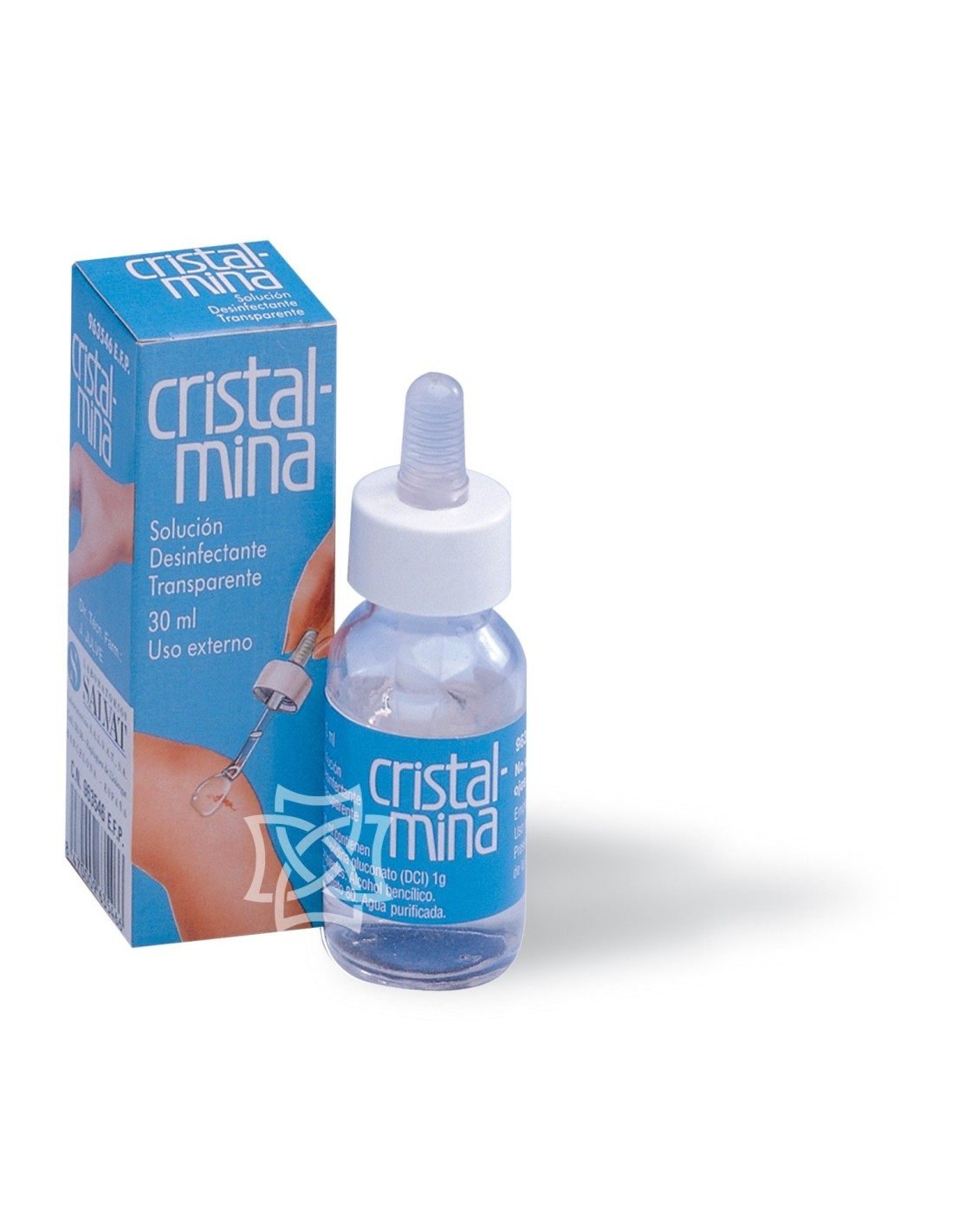 CRISTALMINA 10 mg/ml SOLUCION CUTANEA , 1 frasco de 25 ml