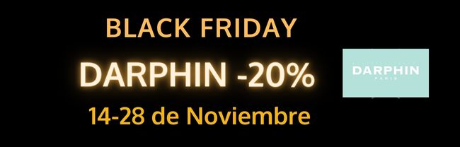 20% de descuento en todo Darphin por Black Friday