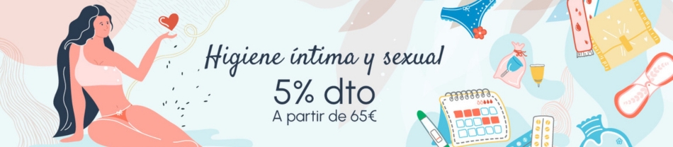 5% descuento extra en higiene intima