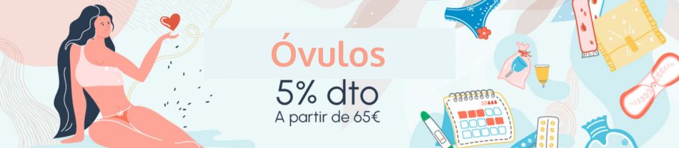 5% Descuento en ovulos e higiene intima a partir 65 eur